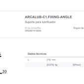 ARCALUB-C1.FIXING-ANGLE -  Lubrificador automático Arcalub Concept 1