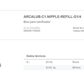 ARCALUB-C1.NIPPLE-REFILL-G1/4 - Lubrificador automático Arcalub Concept 1