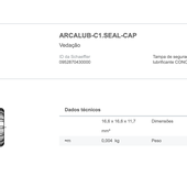 ARCALUB-C1.SEAL - CAP - Lubrificador automático Arcalub Concept 1