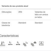ZKLN2557-2RS-XL - Rolamento axial de esferas de contato angular