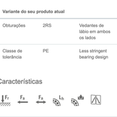 ZKLN2052-2RS-PE - Rolamento axial de esferas de contato angular