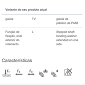 ZARF 75185-L-TV-A - Rolamento axial de rolos cilíndricos e esferas