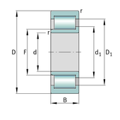 SL192326-TB-XL-BR - Rolamento de rolos cilíndricos