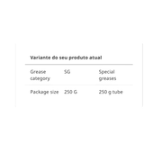 Graxa para rolamentos de alta rotação - ARCANOL SPEED 2,6 - Graxa para rolamento ARCANOL SPEED 2,6 - 250 Gr.