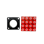 F-208 - Mancal de flange com 04 furos - marca FAG