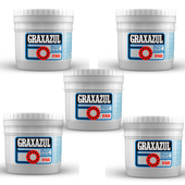 Kit com 5 latas de graxa azul para rolamentos 500gr -FAG