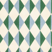 Losango 2 cores Azul Claro e Verde Escuro