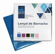 Lençol de Borracha - 15X15 - Azul - Médio - c/26 - MK Life