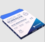 Lençol de Borracha 15x15 c/26 Microdont Azul Médio 