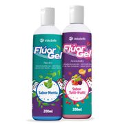 Flúor Gel Neutro Menta Azul 200ml  Indusbello