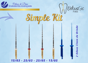 Lima Rotatória Odous Gic Simple Kit Sortida c/4 (15.03/15.05/25.03/25.05) + Odous Clean 25mm