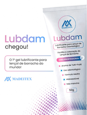 Lubdam Lubrificante p/ Lençol Borracha 50g Madeitex