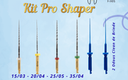 Lima Rotatória Odous Gic Kit Pro Shaper Sortida c/4 (15.03/20.04/25.05/35.04) + Odous Clean 25mm