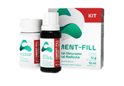 Cimento Obturador DentFill  Pó+Líquido - 12g+10ml Denteline