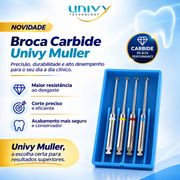 Broca Carbide Univy Muller Sortida c/4