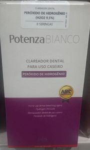 Clareador Potenza Bianco Peroxido de Hidrogênio c/ 8 Seringas PHS