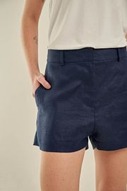 SHORTS AMETISTA 100% LINHO