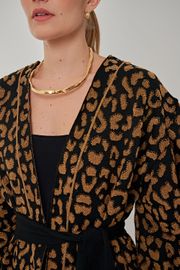 CASACO ANIMAL PRINT MAPLE