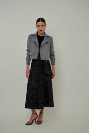 JAQUETA SUEDE CINZA OSLO