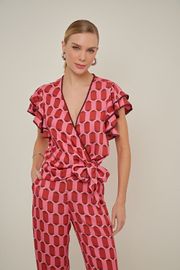 BLUSA PLUME VISCOSE ESTAMPADA