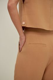BLUSA RAFAELA ALFAIATARIA BEGE