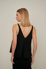 BLUSA REGATA SPARKLING VISCOSE PRETA