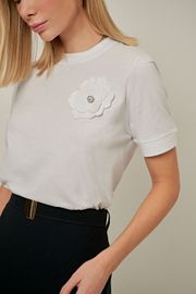CAMISETA PAOLA ALGODÃO BRANCA