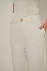 CALÇA RAPSÓDIA SARJA OFF WHITE