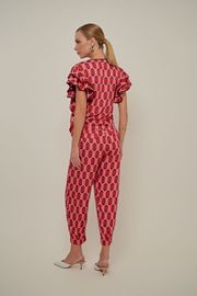 CALÇA POEMA VISCOSE ESTAMPADA