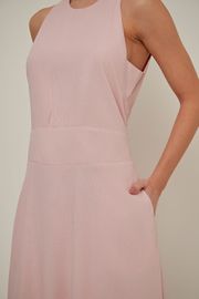 VESTIDO LONGO PERFUME LINHO ROSA