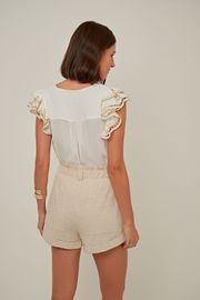 BLUSA RODES CREPE E BORDADO