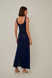 SAIA VIRTUE CAMBRAIA DE LINHO AZUL
