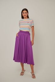 SAIA SÂNDALO CREPE ACETINADO ROXO