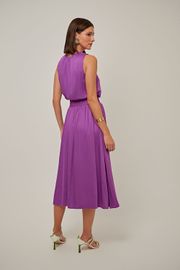 SAIA SÂNDALO CREPE ACETINADO ROXO