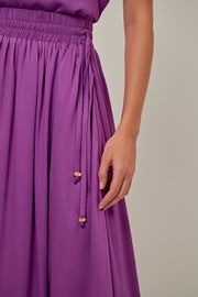 SAIA SÂNDALO CREPE ACETINADO ROXO