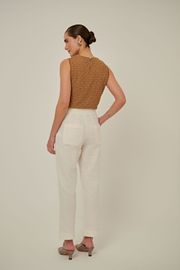CALÇA TAMARA ALFAIATARIA OFF WHITE