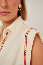BLUSA ULLY VISCOSE E BORDADO