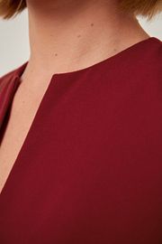 BLUSA VALENCIA CETIM VINHO