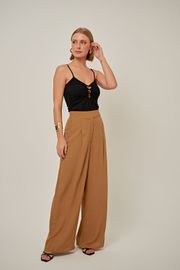 BLUSA TROPICÁLIA VISCOLYCRA PRETA 