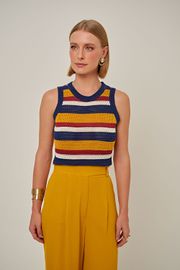 BLUSA VICENZA TRICOT LISTRADO