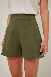 SHORTS VINY TRICOLINE VERDE