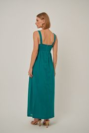 VESTIDO AUGUSTA ALGODÃO VERDE