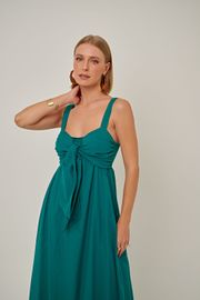 VESTIDO AUGUSTA ALGODÃO VERDE