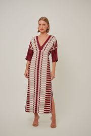 VESTIDO AMALFI ESTAMPA GEOMÉTRICA