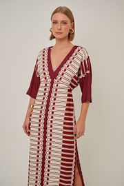 VESTIDO AMALFI ESTAMPA GEOMÉTRICA
