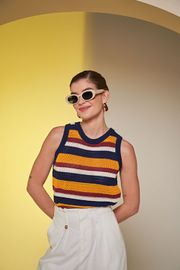 BLUSA VICENZA TRICOT LISTRADO