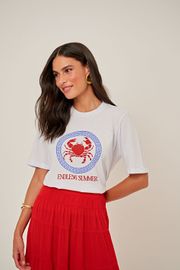 CAMISETA VOAR ESTAMPADA