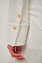CAMISA AMARA OFF WHITE CREPE