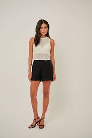 SHORTS DUDA ALFAIATARIA PRETA