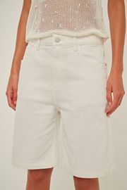 BERMUDA TROPICALISMO SARJA OFF WHITE